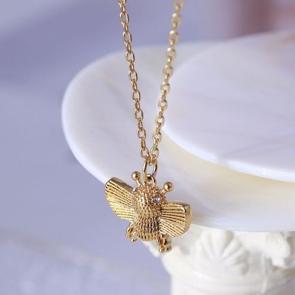 Kate Spade All Abuzz Bee and Into the Bloom Flower Pendant Necklace - Picture 8 of 11